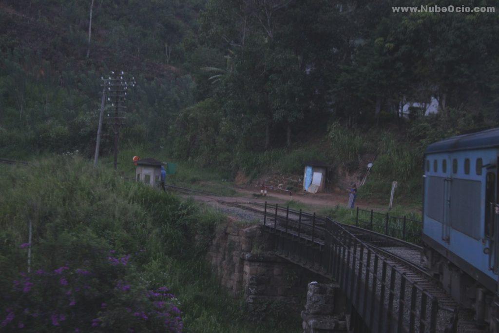 Trayecto de tren a Ella, Sri Lanka