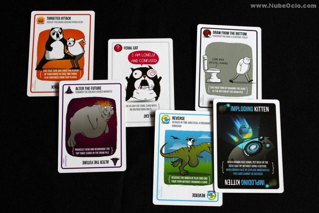 Nuevas cartas de Imploding Kittens