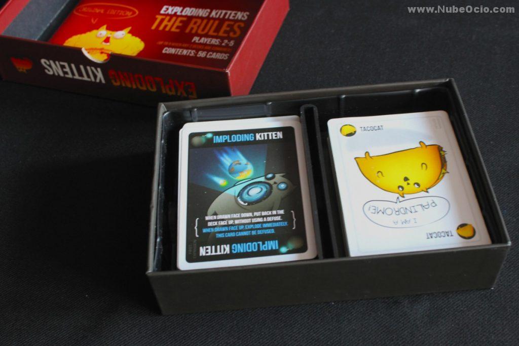 Caja Exploding Kittens con Imploding Kittens