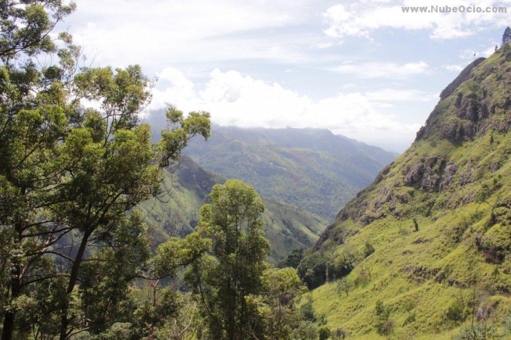 Vistas de camino a Ella Rock Sri Lanka